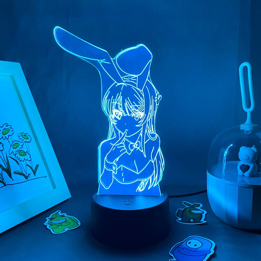 Bunny Girl senior Waifu Mai Sakurajima Night Lights