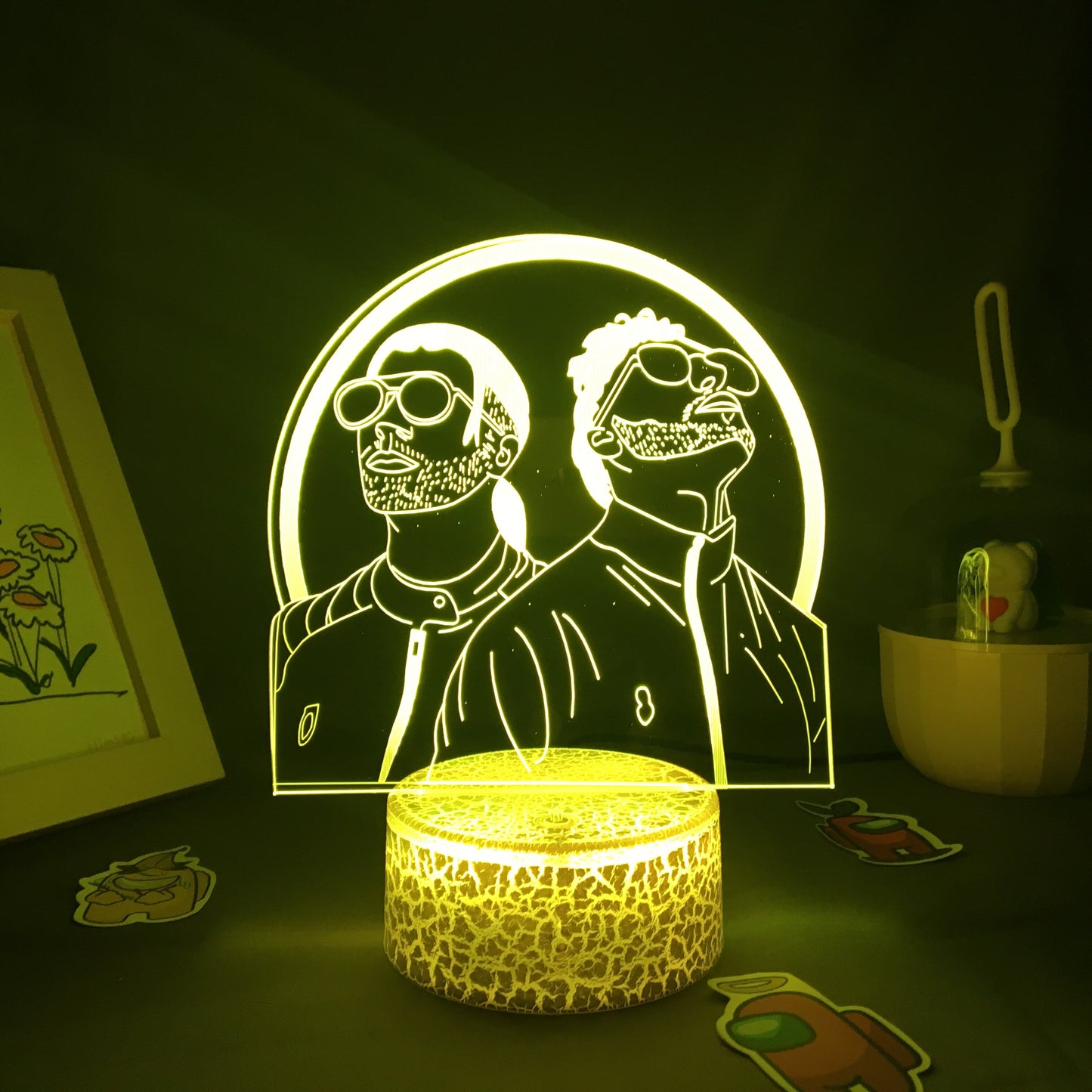 French Rap Group PNL 3D LED Night Light