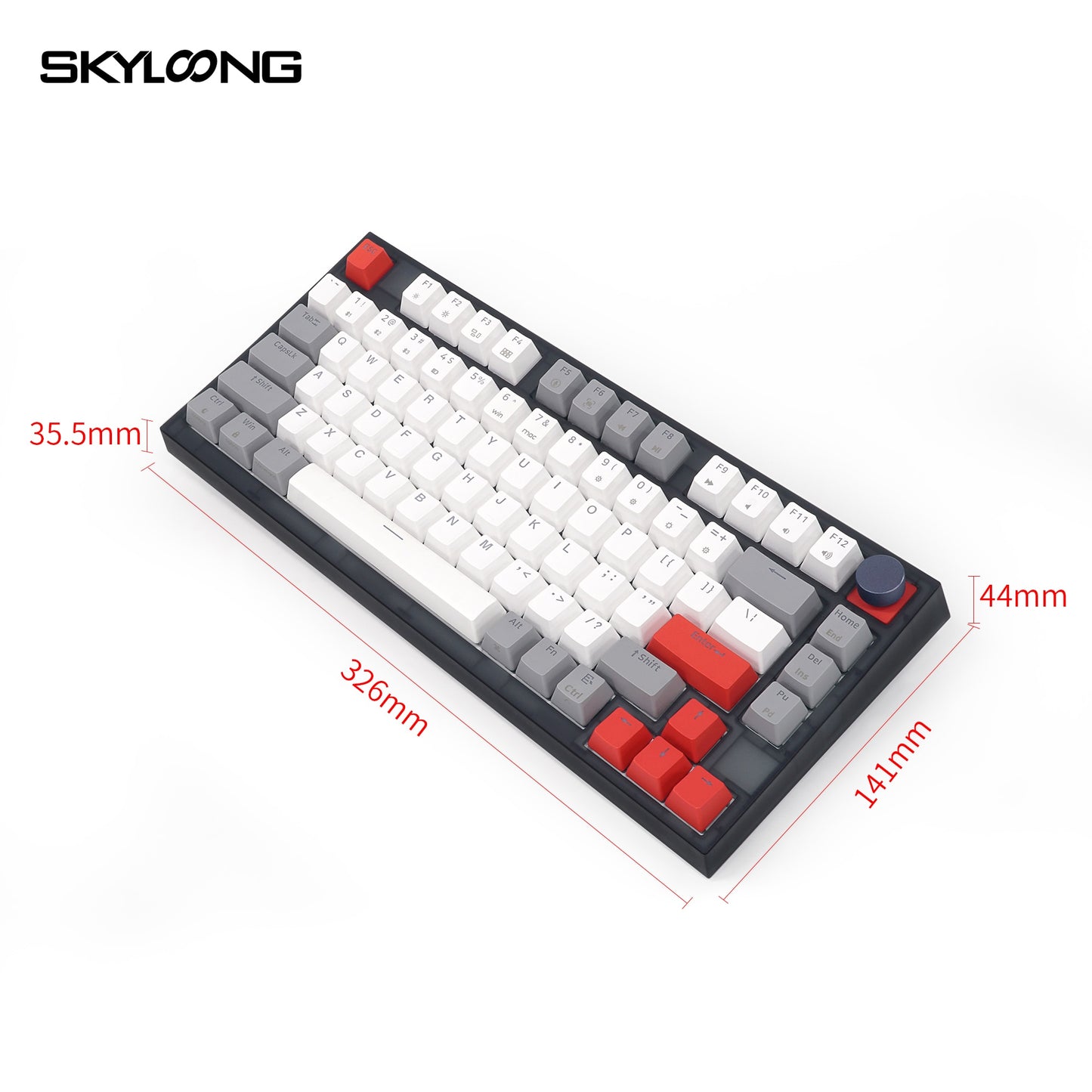 SKYLOONG GK75 لوحة مفاتيح ميكانيكية 75% -OPTICAL-