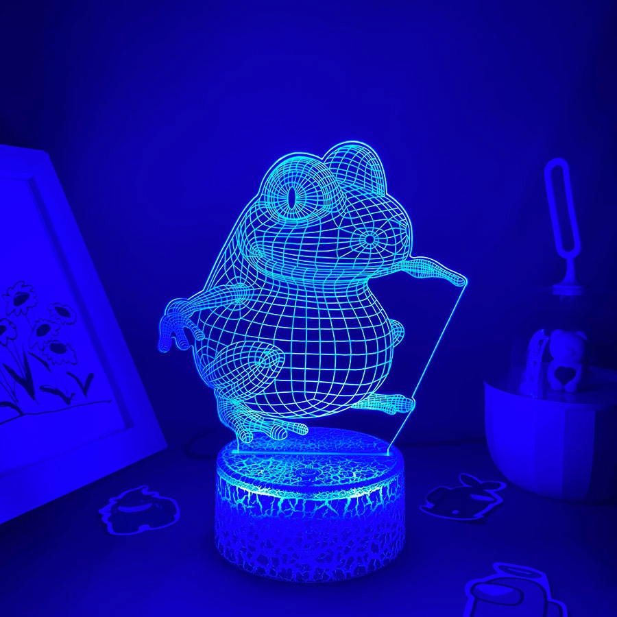 Cute Frog 3D LED Neon Night Lights