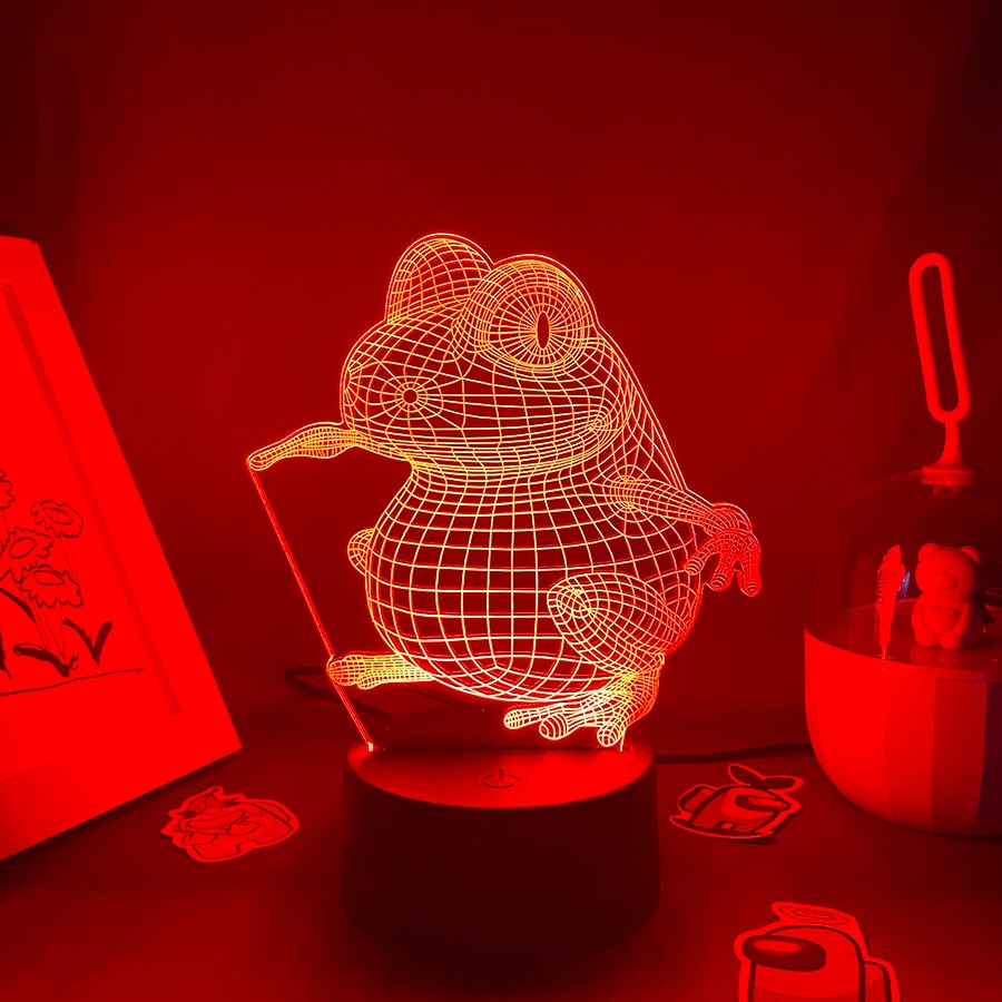 Cute Frog 3D LED Neon Night Lights