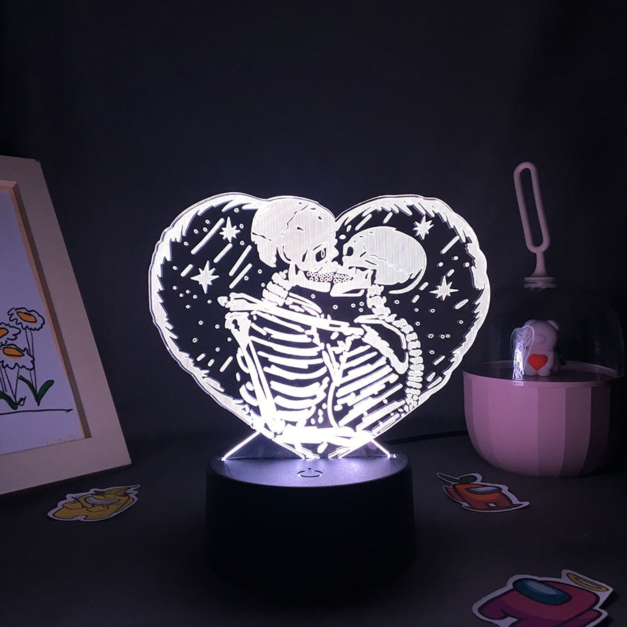 Skeleton Image 3D LED Neon Night Lights