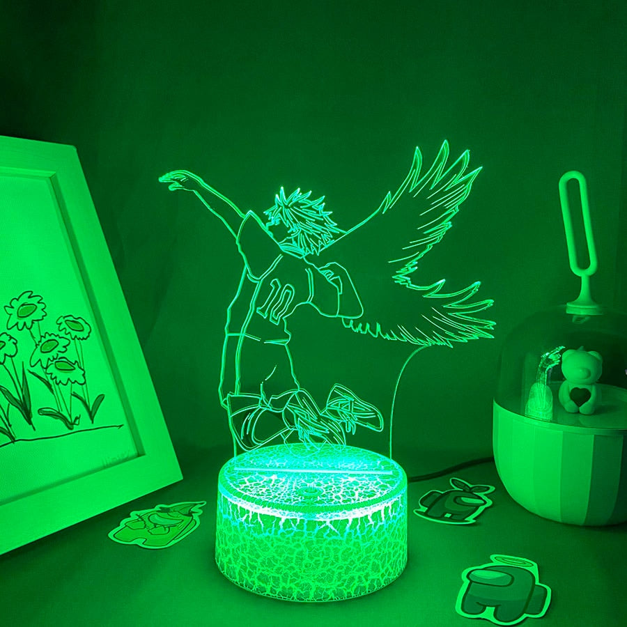 Haikyuu 10 Hinata Shoyo 3D LED Night Light