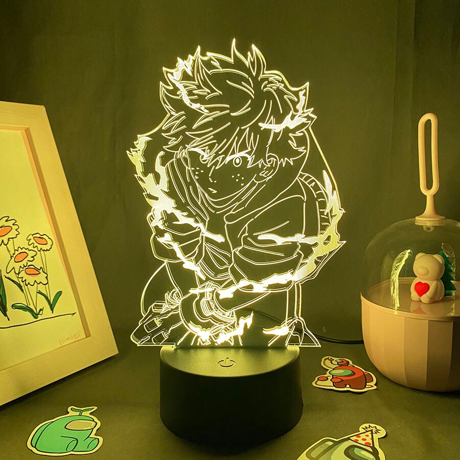 Izuku Midoriya Deku 3D Led Night Lights