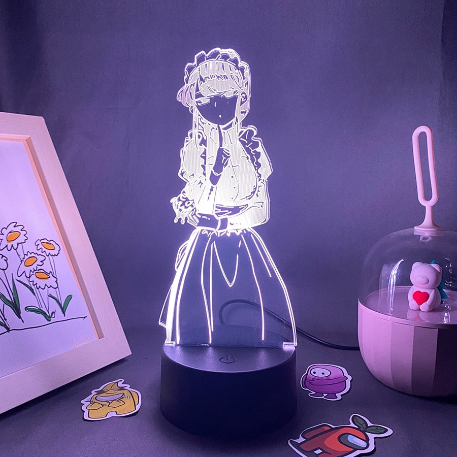 Komi Cant Communicate 3D Led Neon Night Lights