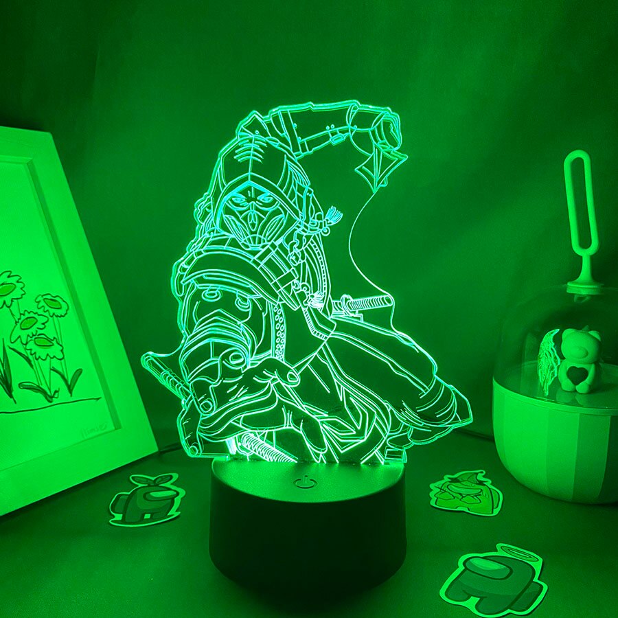 Hot Game Mortal Kombat Scorpion 3D Nightlights