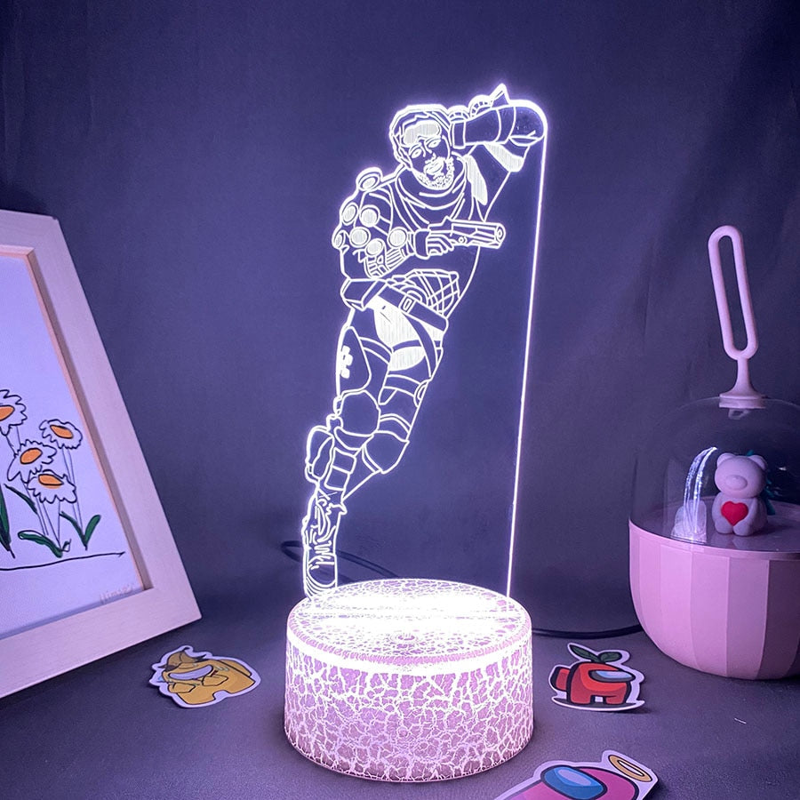 Game Apex Legends MIRAGE Holographic Trickster 3D Lights