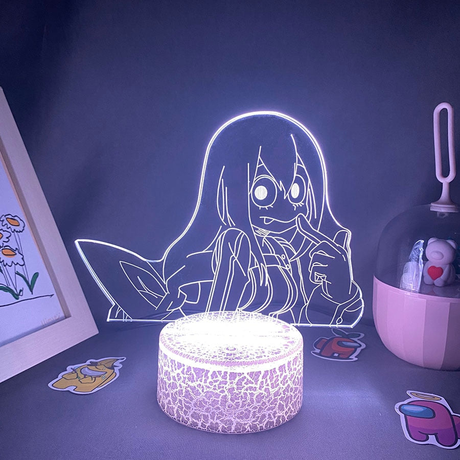 My Hero Academia Tsuyu Asui 3D Night Lights