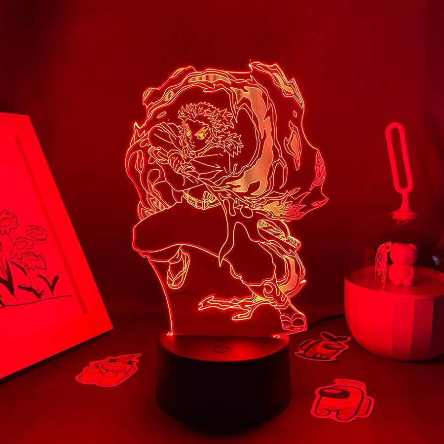 Demon Slayer Kyojuro Rengoku 3D Night Light