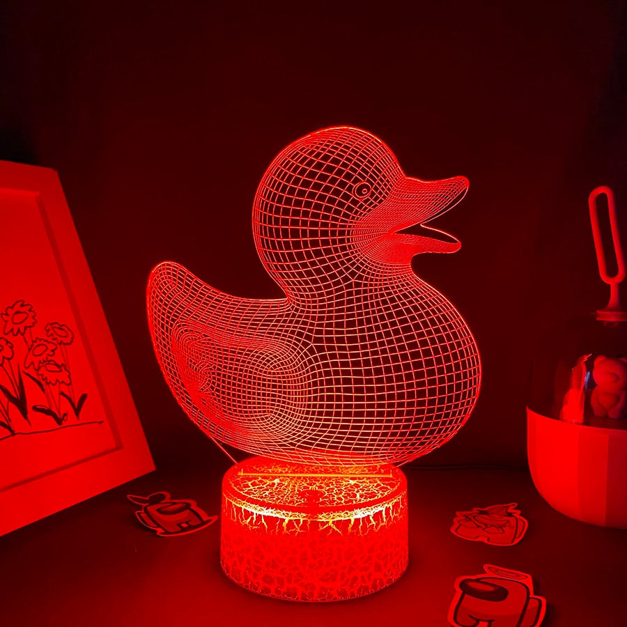 Duck 3D LED Neon Night Lights