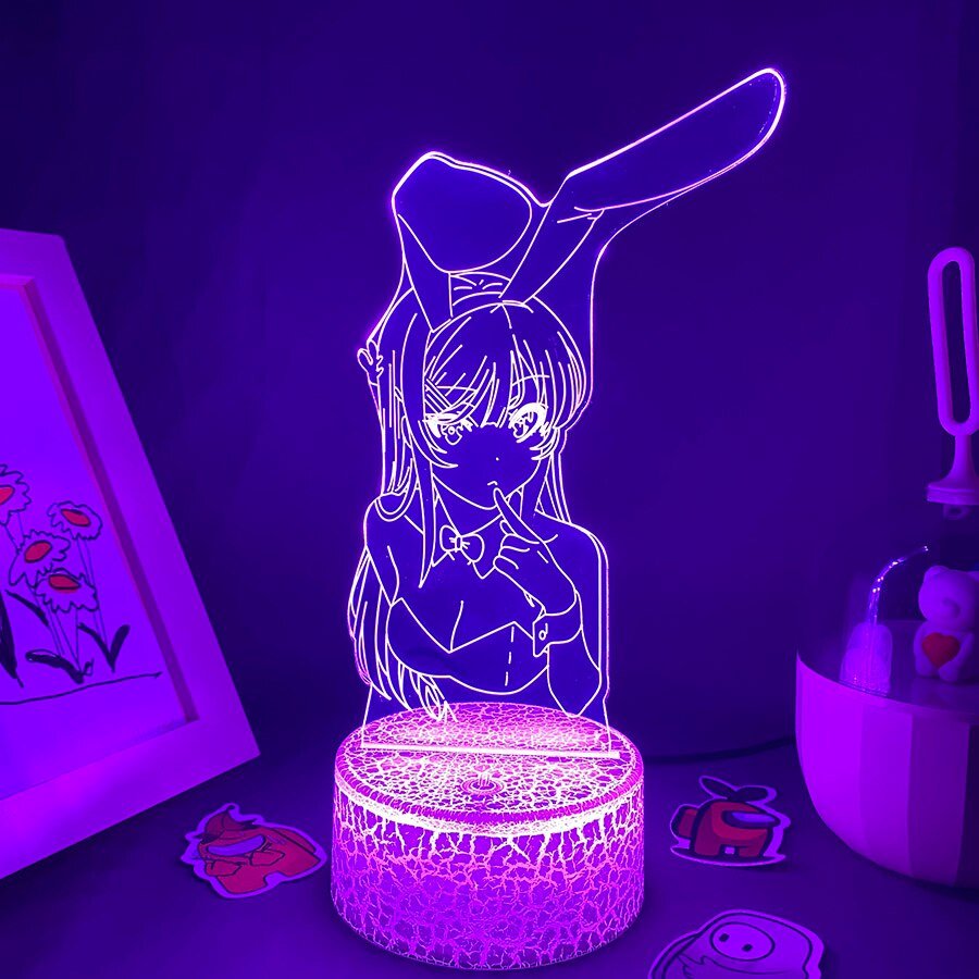 Bunny Girl senior Waifu Mai Sakurajima Night Lights