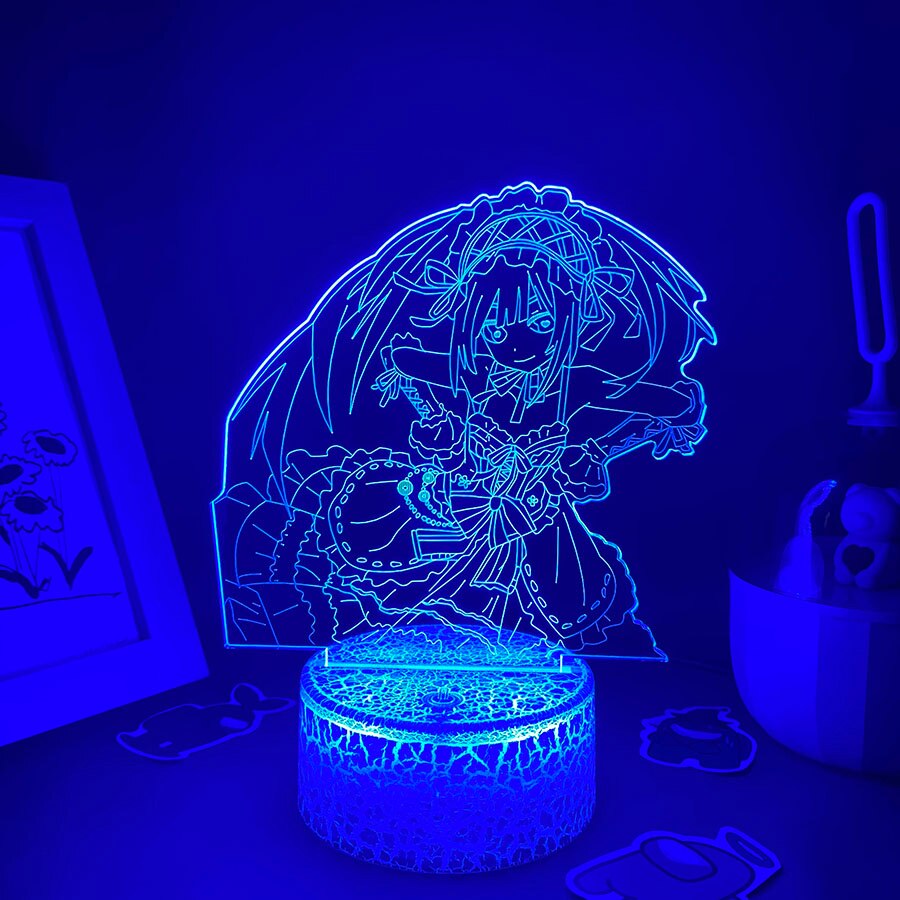 Date A Live Figure Tokisaki Kurumi 3D Night Lights