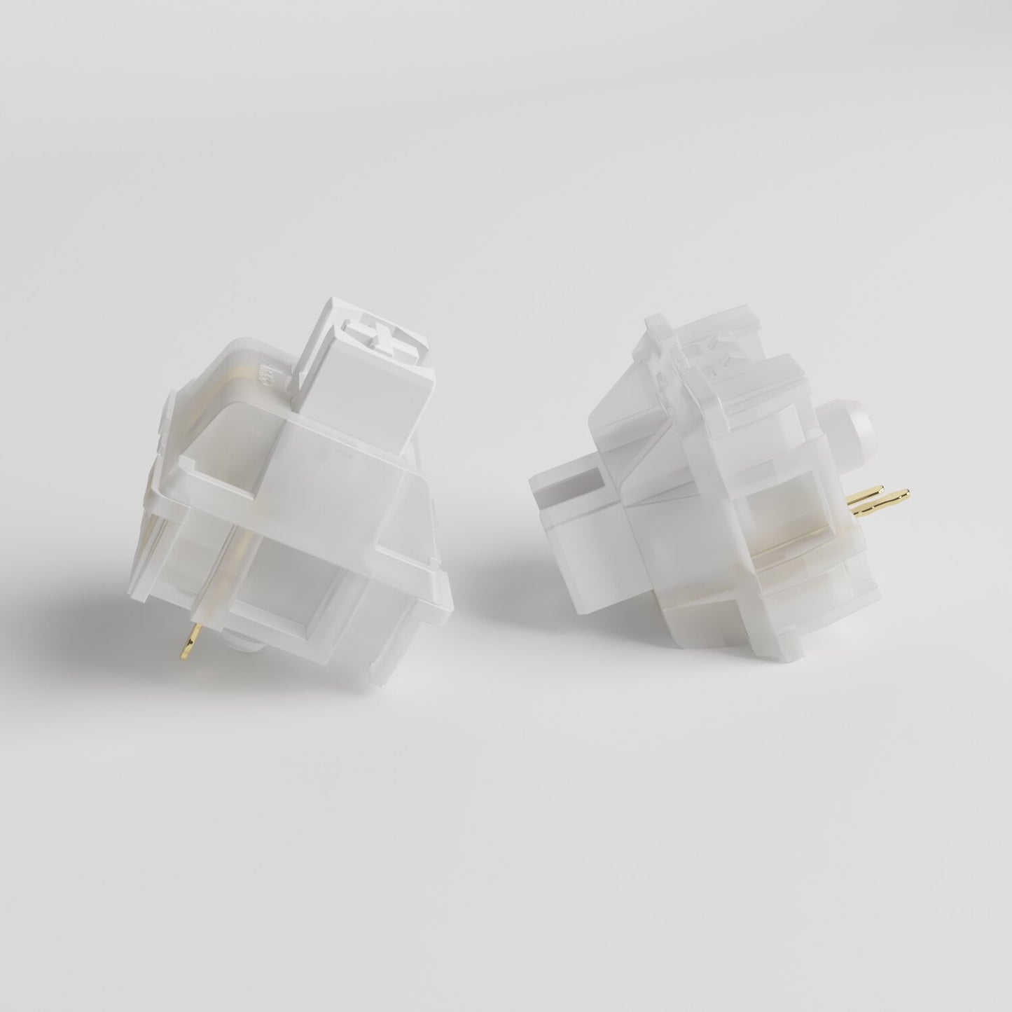 Akko CS Jelly White Switches (10pcs) 3 Pin 35gf Linear Switch Compatible for MX Mechanical Keyboard