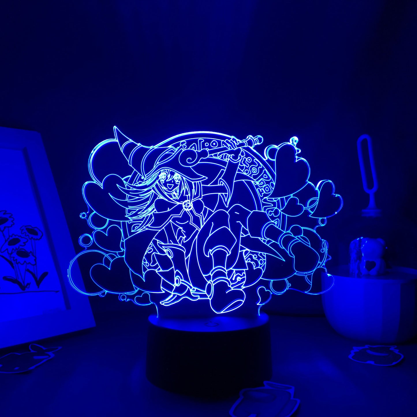 Game king Yu Gi Oh-dark magcian girl 3d Lamp