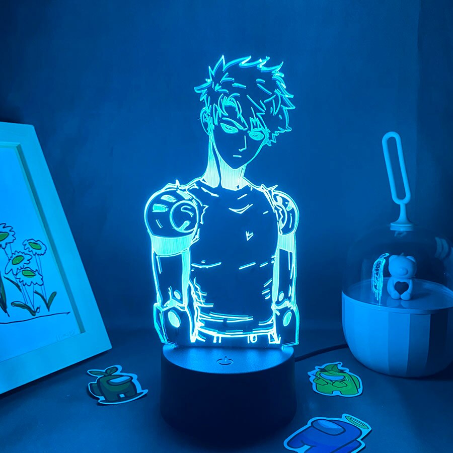 One Punch Man Genos 3D Led Night Light