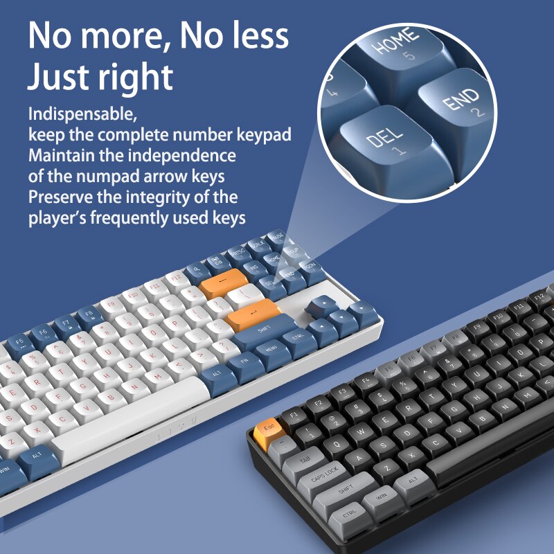 Aigo A87 Gaming Mechanical Keyboard Tri-Mode