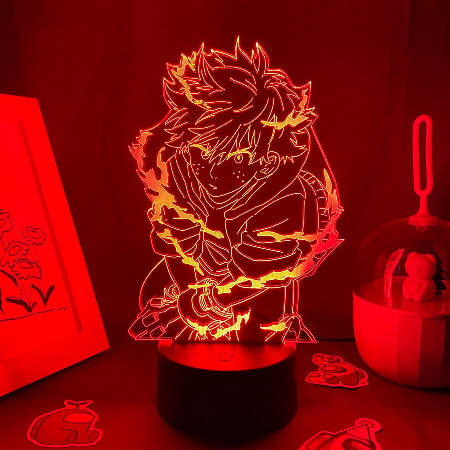 Izuku Midoriya Deku 3D Led Night Lights