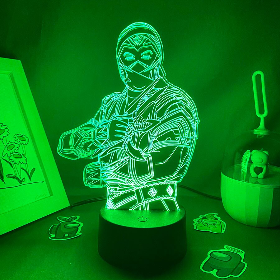 Hot Game Mortal Kombat Sub-zero 3D Nightlights