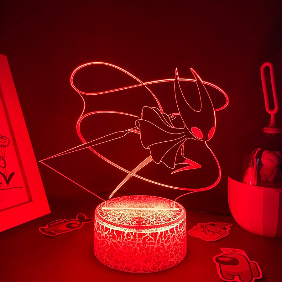 Hollow Knight Game 3D Led Neon Night Lights