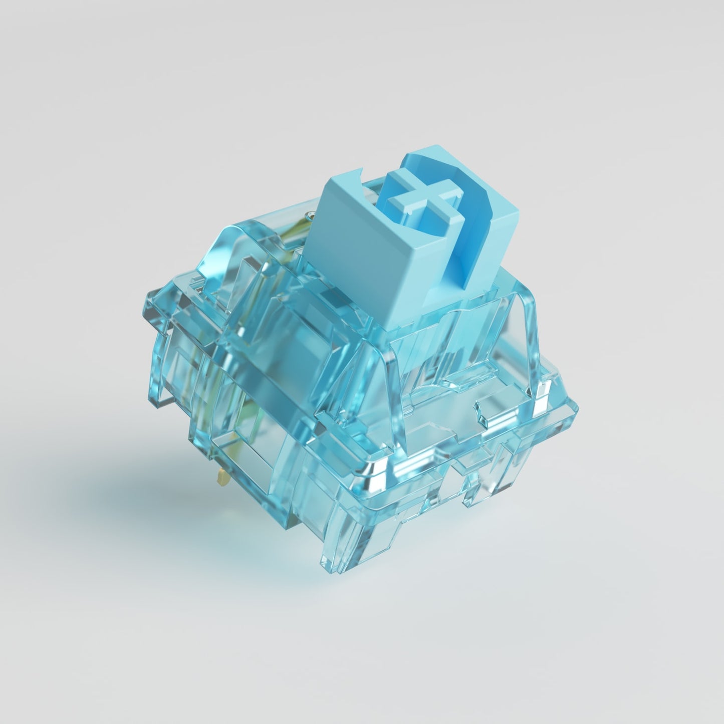 Akko x Monsgeek CS Jelly Blue Switches 3 Pin 40gf Tactile Switch Compatible for MX Mechanical Keyboard (110pcs)