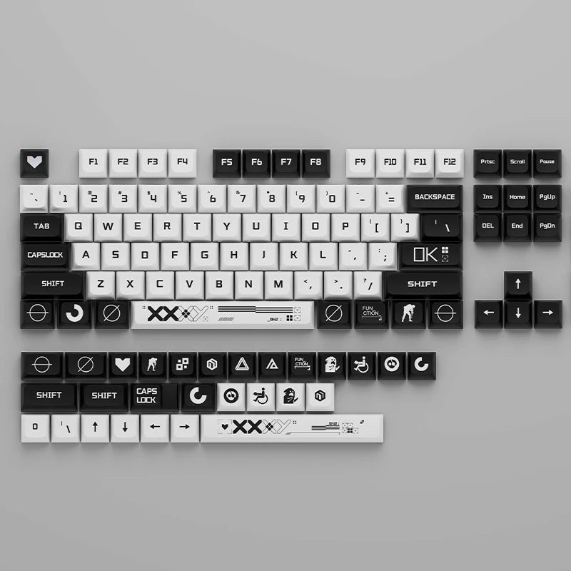 CSGO B&W XDA Keycaps