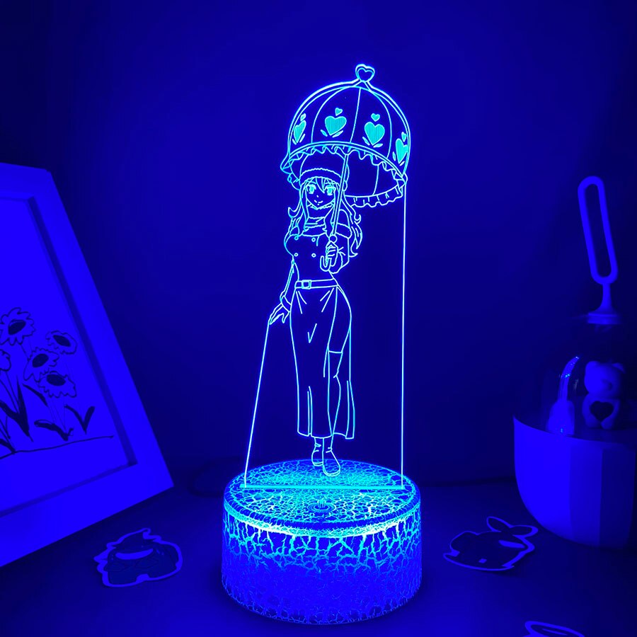 Fairy Tail Figure Juvia Lockser 3D Night Lights