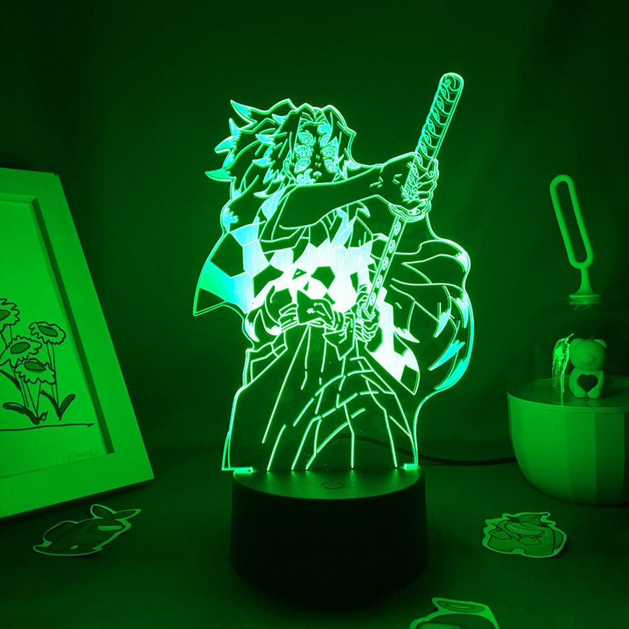 Demon Slayer Figure Kokushibou Night Lights