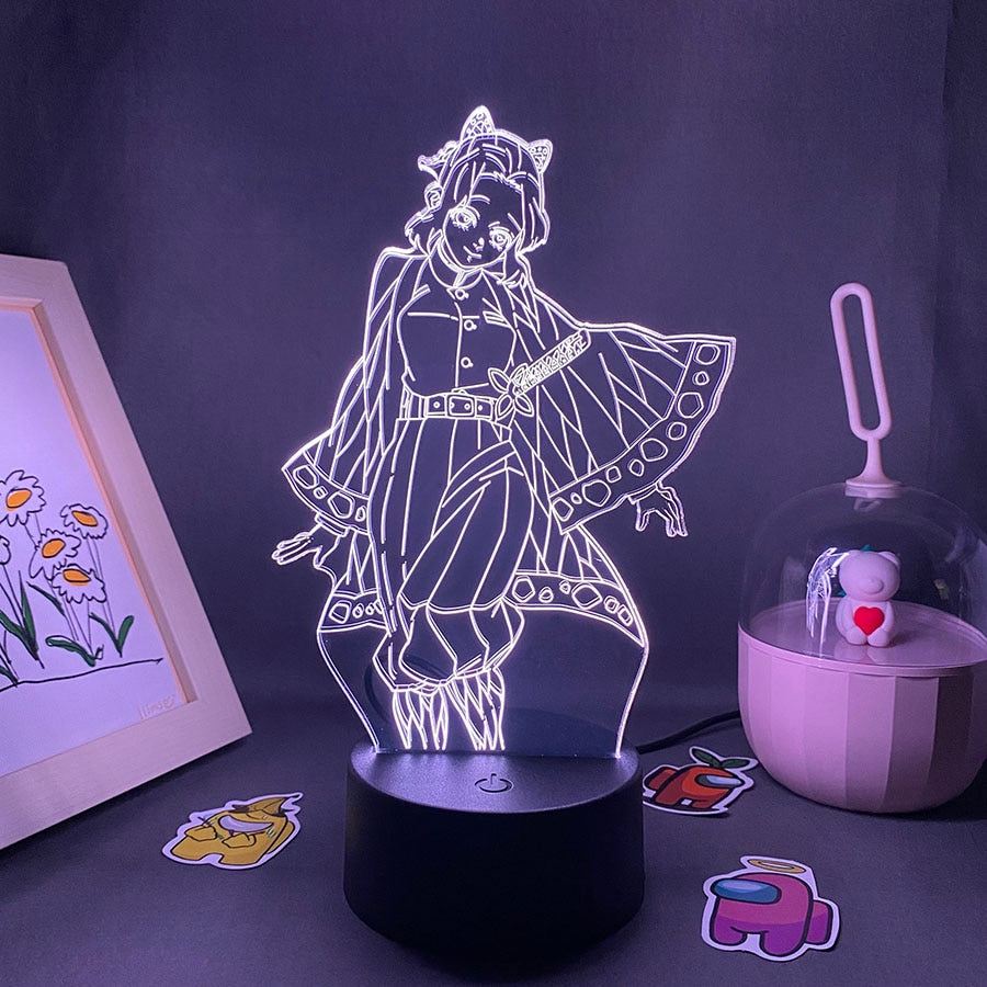 Demon Slayer Figure Shinobu Kocho 3D Night Light