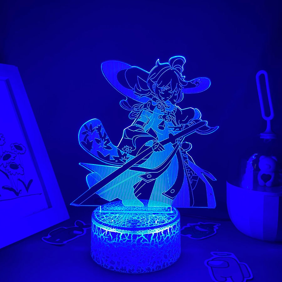 Genshin Impact Kaedehara Kazuha 3D LED Night Lights