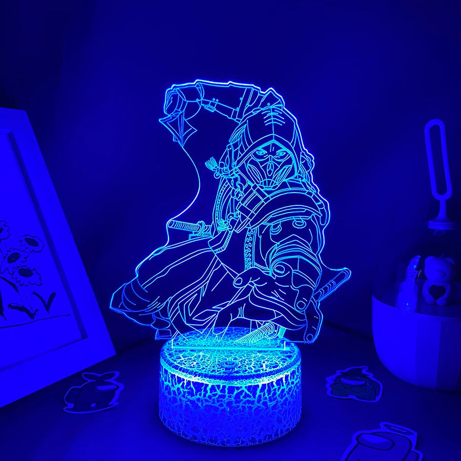 Hot Game Mortal Kombat Scorpion 3D Nightlights