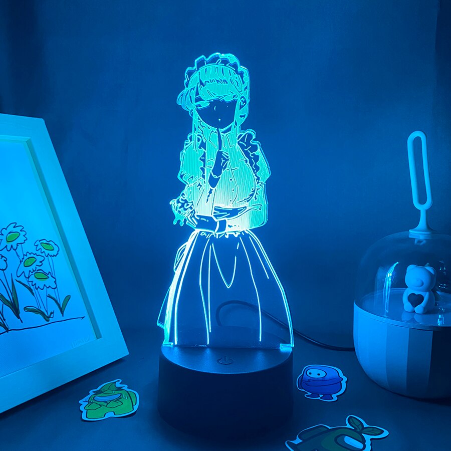 Komi Cant Communicate 3D Led Neon Night Lights