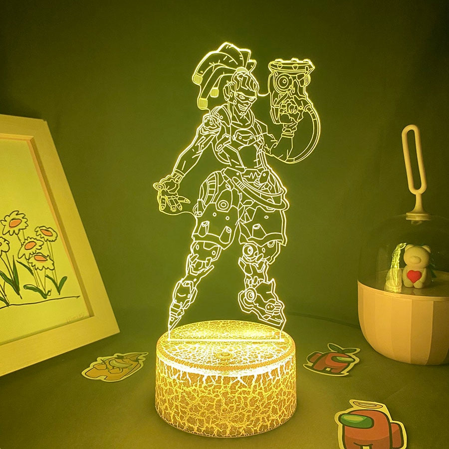 Overwatches OW Game Figure Lucio Night Lights