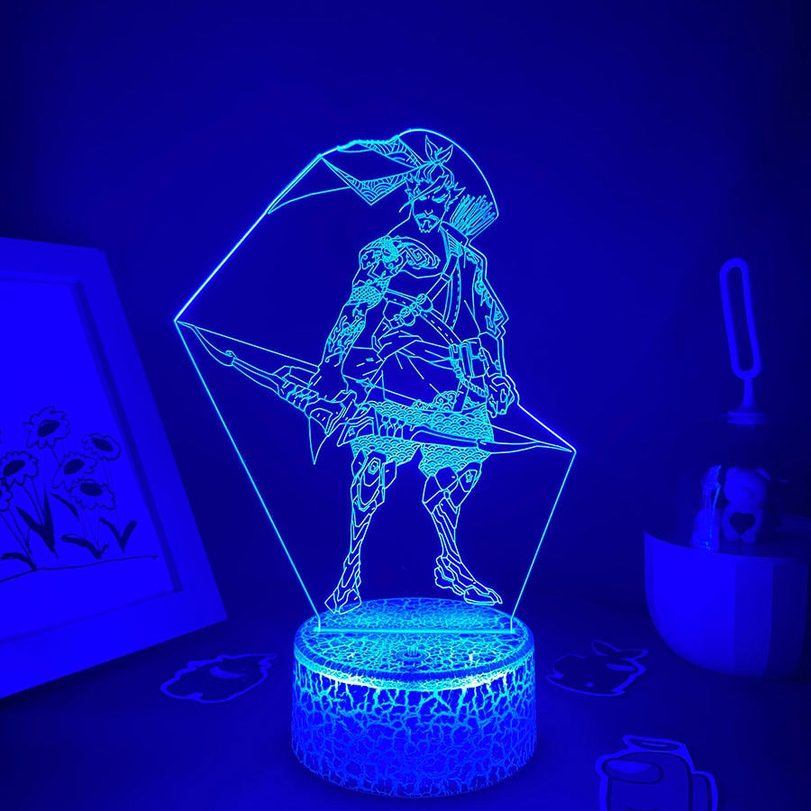 Overwatches OW Game Figure Hanzo 3D Night Lights