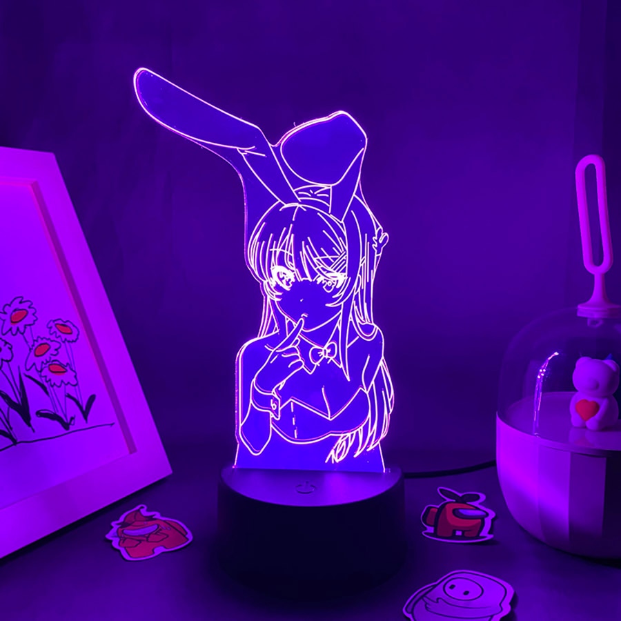 Bunny Girl senior Waifu Mai Sakurajima Night Lights