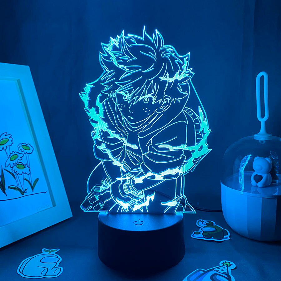 Izuku Midoriya Deku 3D Led Night Lights