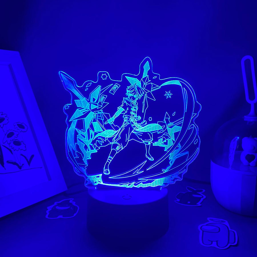 Genshin Impact Figure Chongyun 3D Lava Lamp