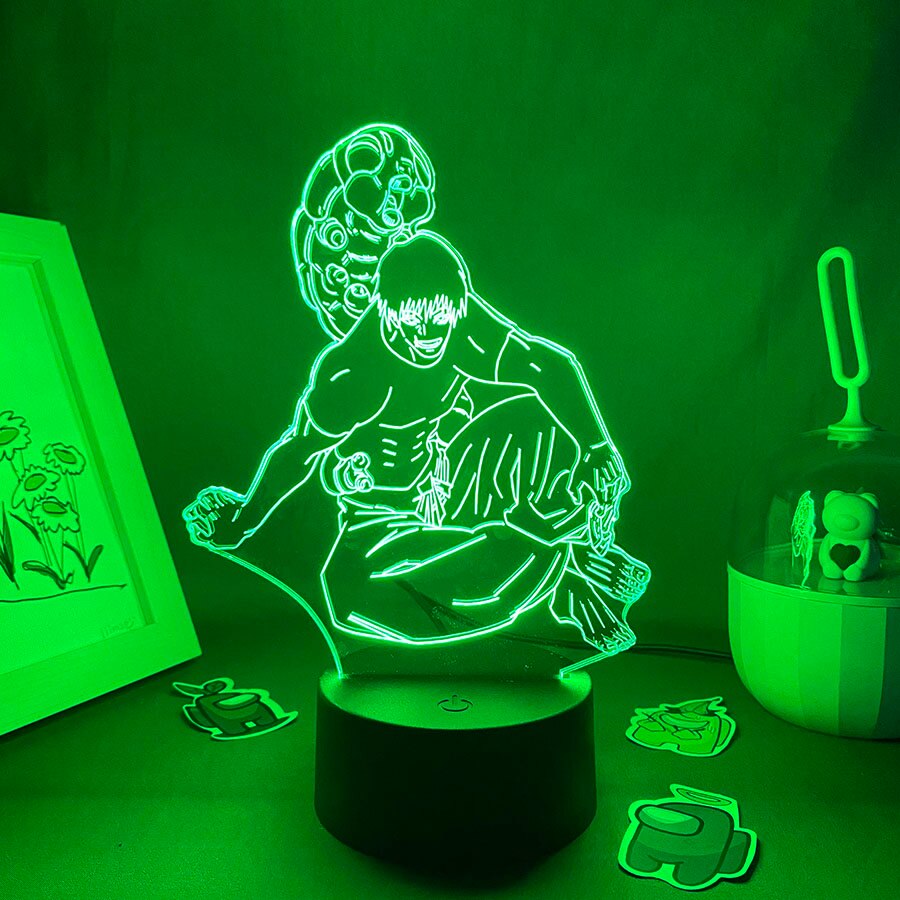 Jujutsu Kaisen Figure Toji and His Cursed Spirit 3D Night Light