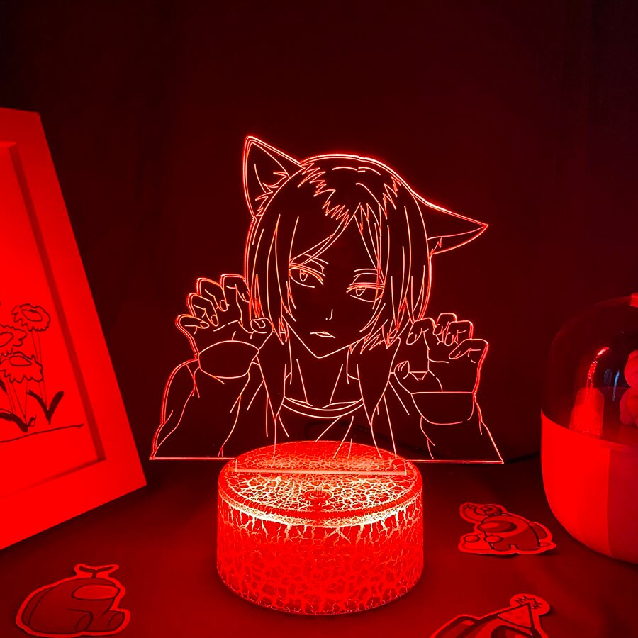 Haikyuu Figure Kenma Kozume Led Night Light