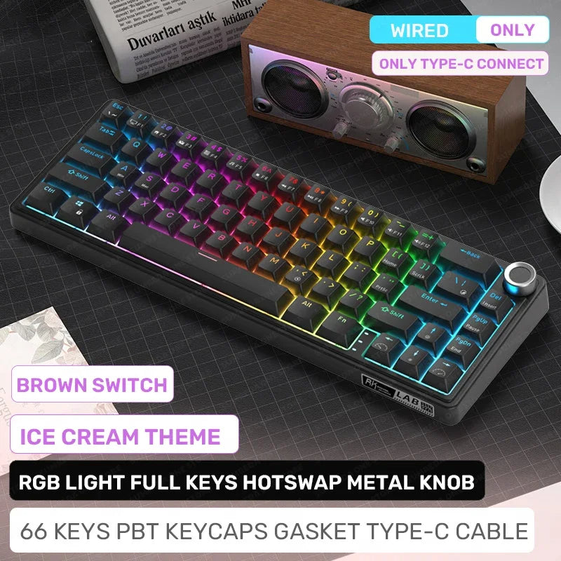 Royal Kludge RK65 Gaming Mechanical Keyboard