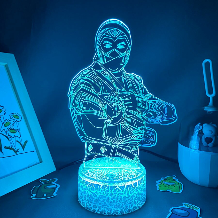 Hot Game Mortal Kombat Sub-zero 3D Nightlights