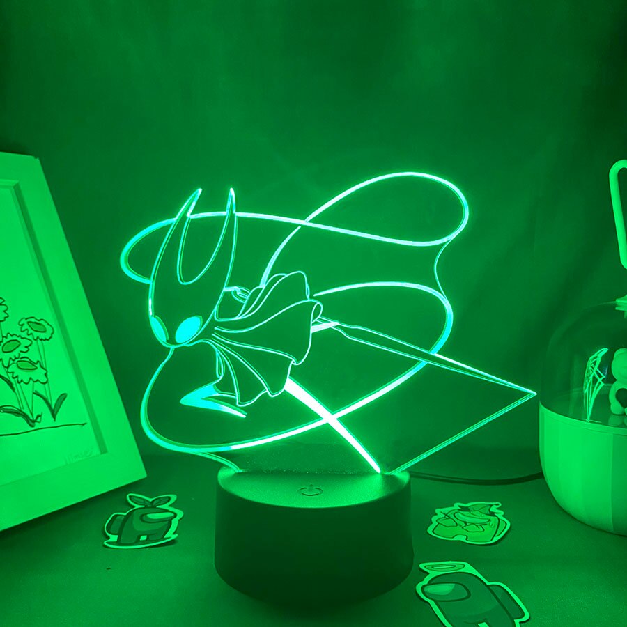 Hollow Knight Game 3D Led Neon Night Lights