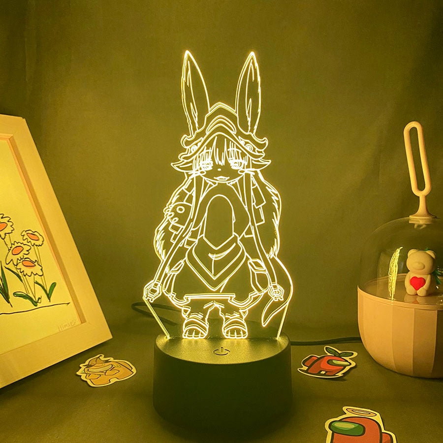 Made in Abyss Figure Nanachi 3D Night Lights