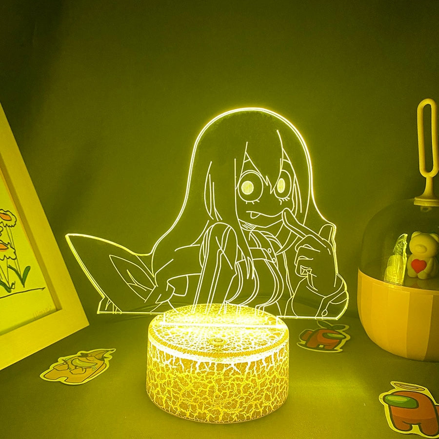 My Hero Academia Tsuyu Asui 3D Night Lights