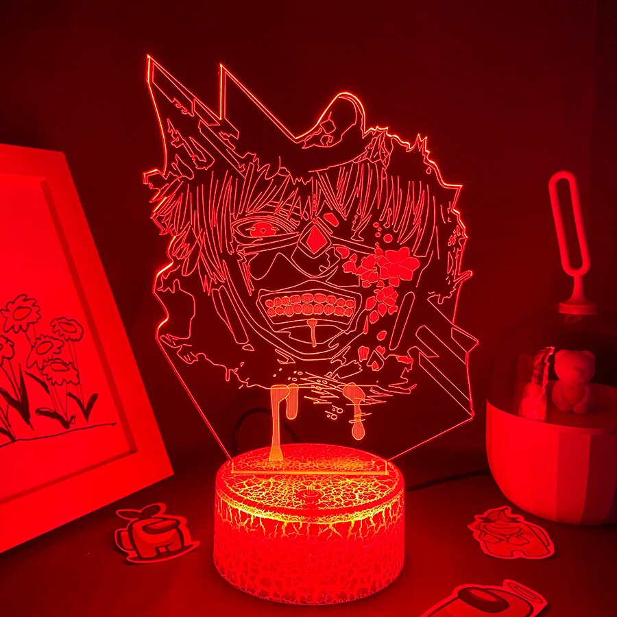 Tokyo Ghoul Figure Ken Kaneki 3D Night Light