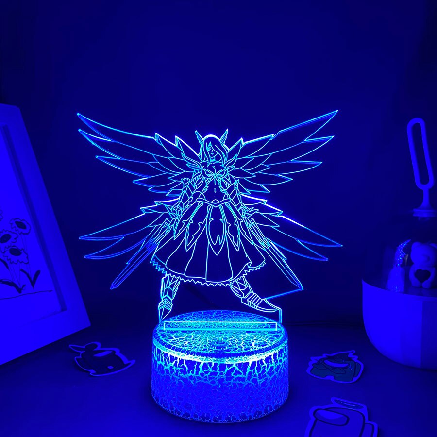 Fairy Tail Figure Erza 3D LED Night