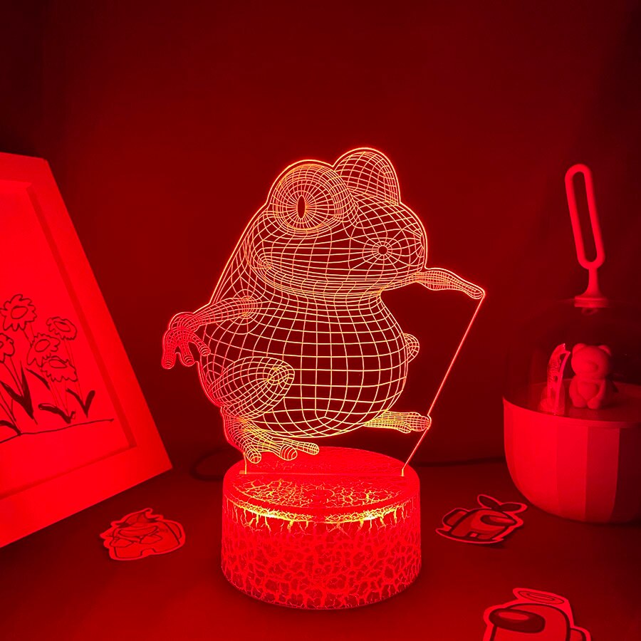 Cute Frog 3D LED Neon Night Lights