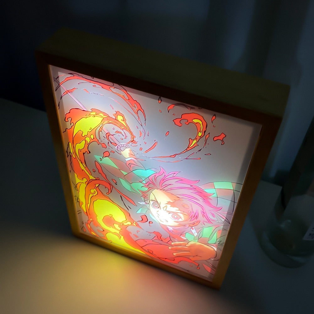 Tanjiro Light Photo Frame