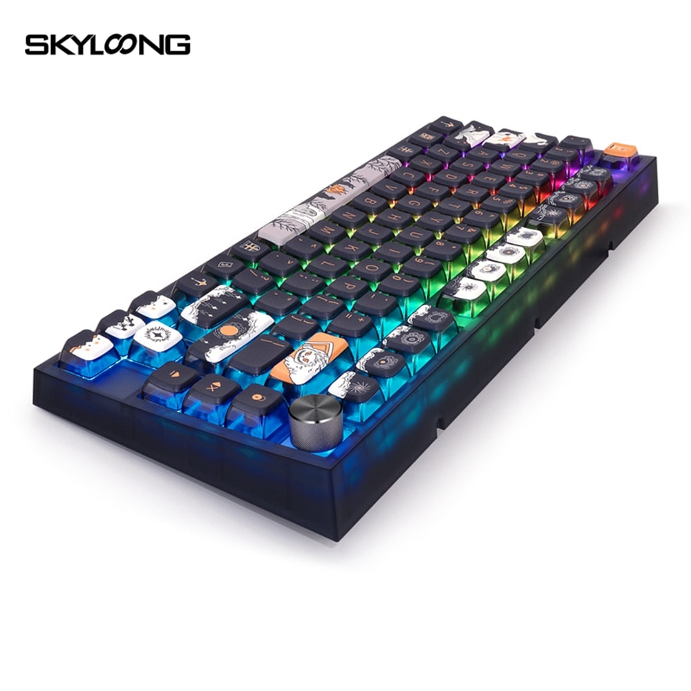 لوحة مفاتيح ميكانيكية SKYLOONG GK75 RGB بصرية