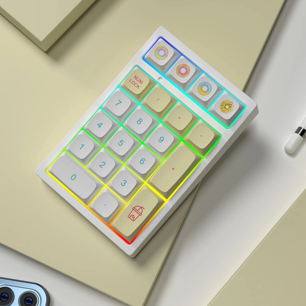 YUNZII 27 Macaron Hot Swappable Wireless Mechanical Numpad