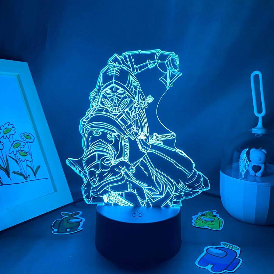 Hot Game Mortal Kombat Scorpion 3D Nightlights